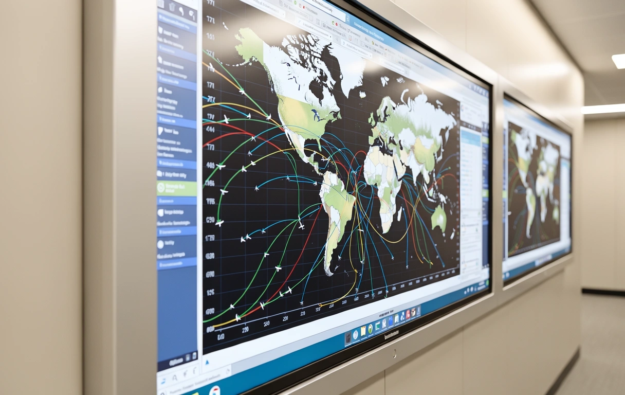 Data processing hub visual